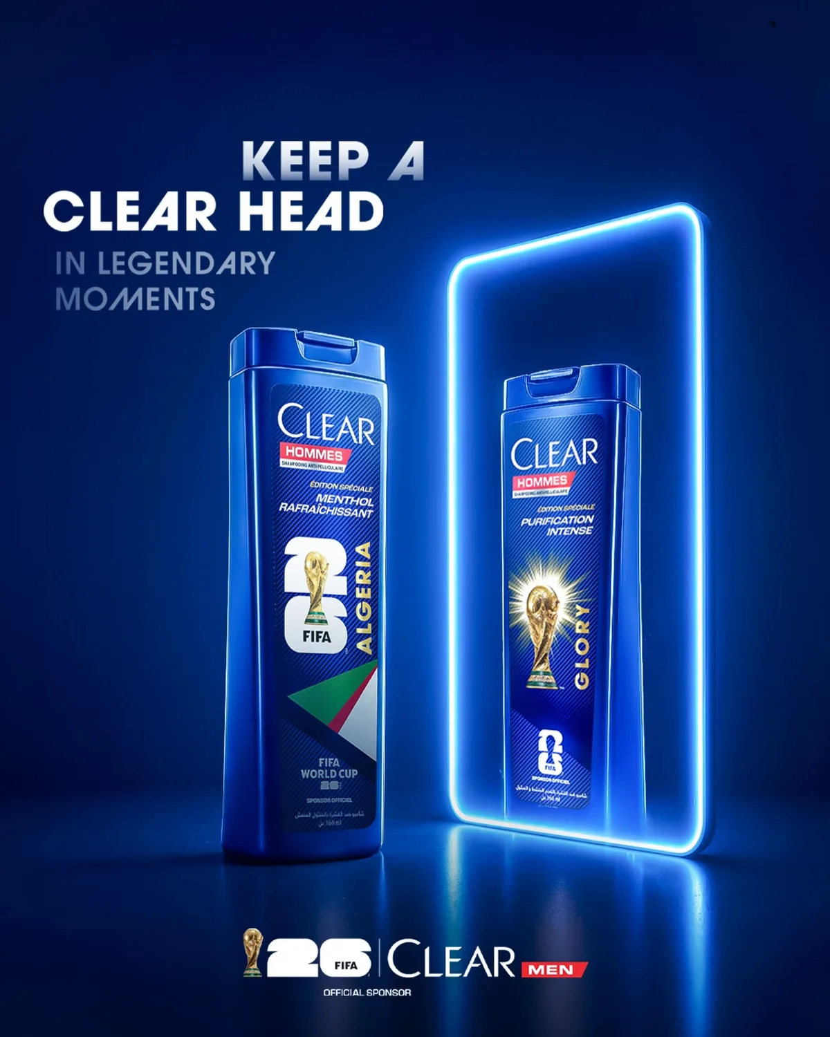 Clear FIFA World Cup campaign visual