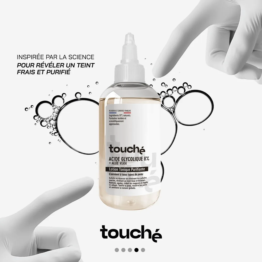 Touché skincare UGC activation visual